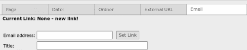 E-Mail-Adresse einfügen