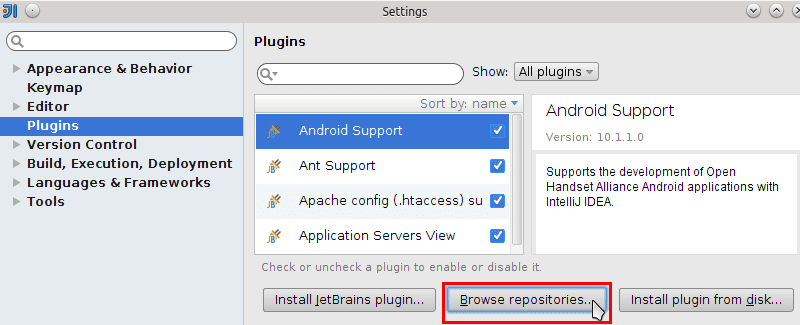 Plugin list image