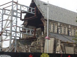 Collapsed Cathedral in Christchurch