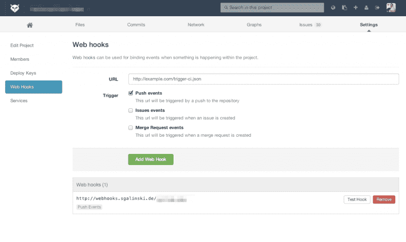 Repository settings